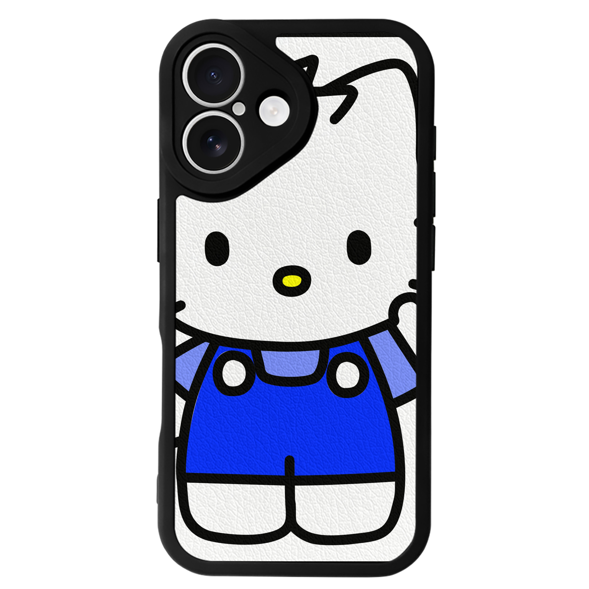 （画像用） Hello Kitty ハローキティ 【iPhone 16シリーズ対応】シリコンスマホケース（レザー調） 材質：シリコン
